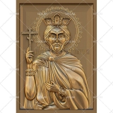 Резная икона "Икона Царь Константин" - Изготовление икон и церковной утвари. Мастерская "Возрождение24"