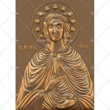 Резная икона "Святая Мученица Юлия" - Изготовление икон и церковной утвари. Мастерская "Возрождение24"