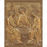 Резная икона "Икона Троица" - Изготовление икон и церковной утвари. Мастерская "Возрождение24"