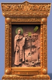 Резная икона " Николай Чудотворец" - Изготовление икон и церковной утвари. Мастерская "Возрождение24"