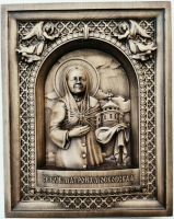 Резная икона" Матрона Московская" - Изготовление икон и церковной утвари. Мастерская "Возрождение24"