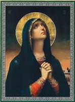 Икона на холсте "Богородица плачущая" - Изготовление икон и церковной утвари. Мастерская "Возрождение24"