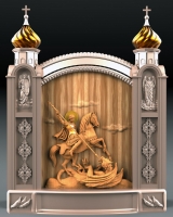 Редкая Красивая икона" Св. Георгий Победоносец" - Изготовление икон и церковной утвари. Мастерская "Возрождение24"