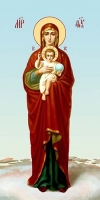 Икона на холсте "Богородица Валаамская" - Изготовление икон и церковной утвари. Мастерская "Возрождение24"